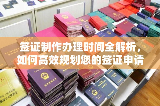 朔城签证制作办理时间全解析，如何高效规划您的签证申请流程